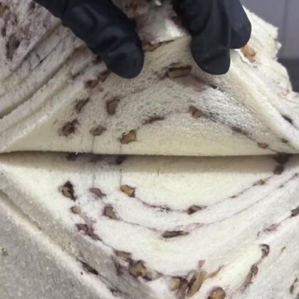 Pan de sandwich blanco o negro con nuez molde chico